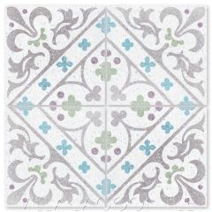 "Canterbury Jewel Terrazzo" Victorian Cement Tile, from Villa Lagoon Tile.