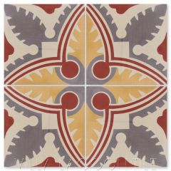 "Carlotta Primero" Cuban Cement Tile, from Villa Lagoon Tile.