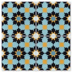 "Casablanca Primero" Moroccan Cement Tile, from Villa Lagoon Tile.