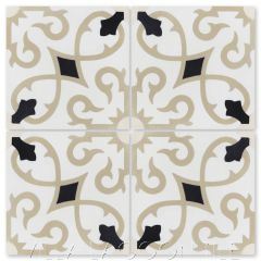 "Charlotte Primero" Spanish Cement Tile, from Villa Lagoon Tile.
