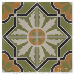 "Conga Autentico" Cuban Cement Tile, from Villa Lagoon Tile.