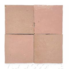 Square Glazed Zellige in Dogwood