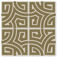 "El Greco Portobello" Modern Geometric Cement Tile by Neyland Design, from Villa Lagoon Tile.