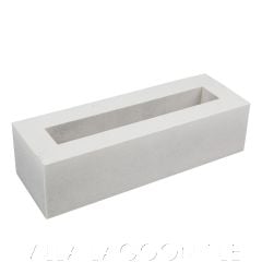 "Elba" Natural White Geometric Breeze Blocks, by Villa Lagoon Tile.