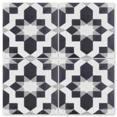 "Fez Sencillo" Moroccan Cement Tile, from Villa Lagoon Tile.