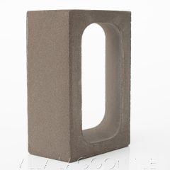 "Galapagos" Geometric Breeze Blocks in Natural Gray, by Villa Lagoon Tile.