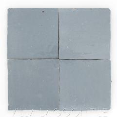 "Graphite" Glazed Zellige, a Moroccan Mosaic Tile, from Villa Lagoon Tile.