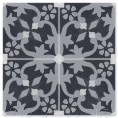 "Gwen Primero" Floral Cement Tile, from Villa Lagoon Tile.