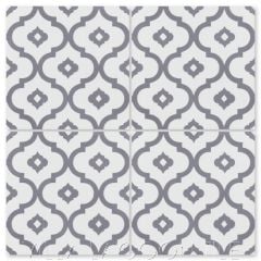"Kasbah Excalibur" Moroccan Cement Tile, by Villa Lagoon Tile.