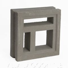"Kauai" Natural Gray Geometric Breeze Blocks, by Villa Lagoon Tile.