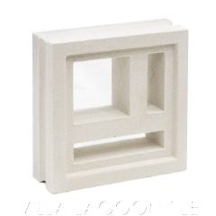 "Kauai" Natural White Geometric Breeze Blocks, by Villa Lagoon Tile.