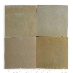 "Khaki" Glazed Zellige, a Moroccan Mosaic Tile, from Villa Lagoon Tile.