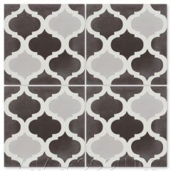 "Lantern Trellis Three" Moroccan Cement Tile, from Villa Lagoon Tile.