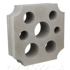 "Large Azores" Natural Gray Swiss Cheese Breeze Blocks, by Villa Lagoon Tile.