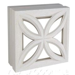 Large Beveled Ibiza Breeze Blocks (Natural White)