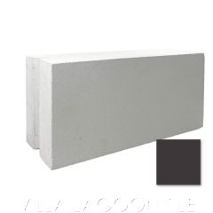 "Large Half-Windbreaker Ninety" Solid Breeze Blocks in Black, by Villa Lagoon Tile.