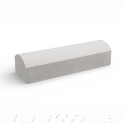 Large Round Breeze Block Caps (Natural Gray)
