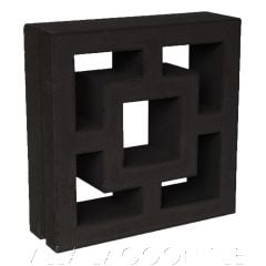 Large Tonga Breeze Blocks (Black)