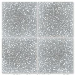 Large "Urbanite" Terrazzo Cement Tile, with White Marble chips, from Villa Lagoon Tile.