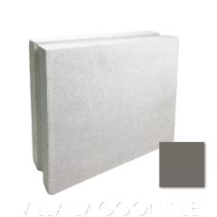 "Large Windbreaker Ninety" Solid Breeze Blocks in Natural Gray, by Villa Lagoon Tile.