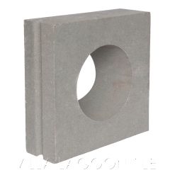 "Large Anegada" Natural Gray Porthole Breeze Blocks, by Villa Lagoon Tile.