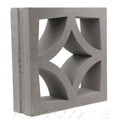Large Malta Breeze Blocks (Natural Gray)