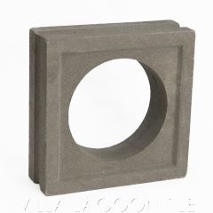 "Maldives" Natural Gray Geometric Breeze Blocks, by Villa Lagoon Tile.