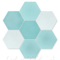 Solid Mixed Aqua Hex