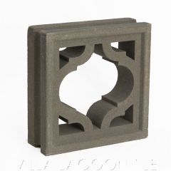 "Mykonos" Natural Gray Moroccan Lantern Breeze Blocks, by Villa Lagoon Tile.