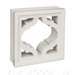 "Mykonos" Natural White Moroccan Lantern Breeze Blocks, by Villa Lagoon Tile.