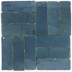 "Oceanside" Bejmat Zellige, a Moroccan Mosaic Tile, from Villa Lagoon Tile.