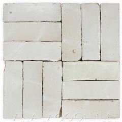 "Oyster Shell" Bejmat Zellige, a Moroccan Mosaic Tile, from Villa Lagoon Tile.