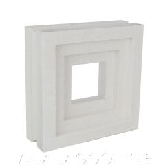 "Palawan" Natural White Terraced Breeze Blocks, by Villa Lagoon Tile.