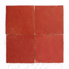 "Poppy" Glazed Zellige, a Moroccan Mosaic Tile, from Villa Lagoon Tile.