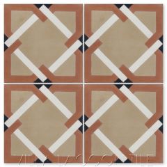 "Rocca Venice" Geometric Mosaic Cement Tile, by Villa Lagoon Tile.