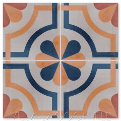 "Sicily Catania" Traditional Cement Tile, by Villa Lagoon Tile.