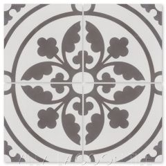 Silas Earthen Gray and White