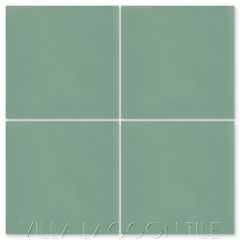 Solid Frosted Teal Cement Tile, SB-3027, from Villa Lagoon Tile.