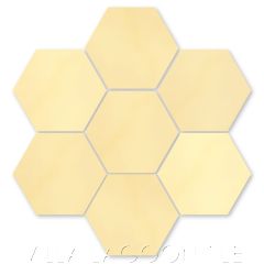 Solid Hex Straw Cement Tile, SB-7004, from Villa Lagoon Tile.