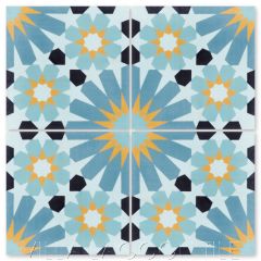 "Tangier Primero" Moroccan Cement Tile, from Villa Lagoon Tile.