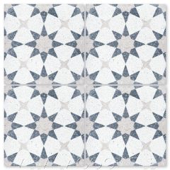 "Taza Classico Terrazzo" Moroccan Cement Tile, from Villa Lagoon Tile.