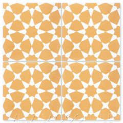 "Taza Gold" Moroccan Cement Tile, from Villa Lagoon Tile.