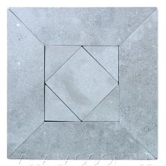 Terre Limestone Mosaic in Beige, curated by Christina Salway, from Villa Lagoon Tile.