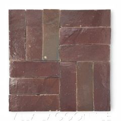 Thin Bejmat Zellige in Thistle, a Moroccan Mosaic Tile, from Villa Lagoon Tile.