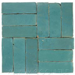 "Waterfall" Bejmat Zellige, a Moroccan Mosaic Tile, from Villa Lagoon Tile.