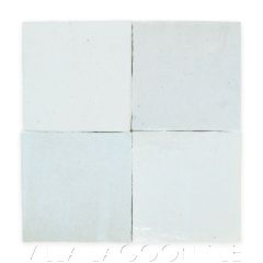"Whisper Blue" Glazed Zellige, a Moroccan Mosaic Tile, from Villa Lagoon Tile.