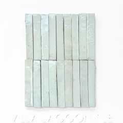 Slim Bejmat Zellige in Wintergreen, a Moroccan Mosaic Tile, from Villa Lagoon Tile.