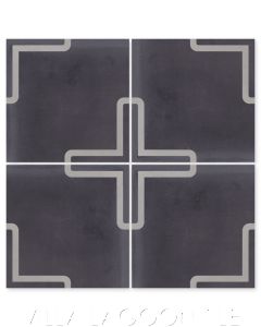 "A-Plus One Seagull" Modern Geometric Cement Tile by Neyland Design, from Villa Lagoon TIle.