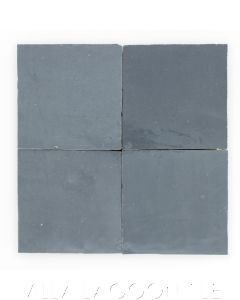 "Charcoal" Glazed Zellige, a Moroccan Mosaic Tile, from Villa Lagoon Tile.