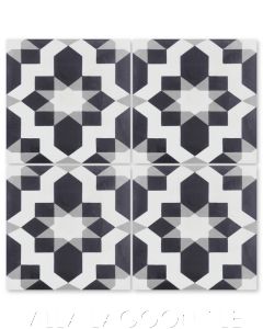 "Fez Sencillo" Moroccan Cement Tile, from Villa Lagoon Tile.